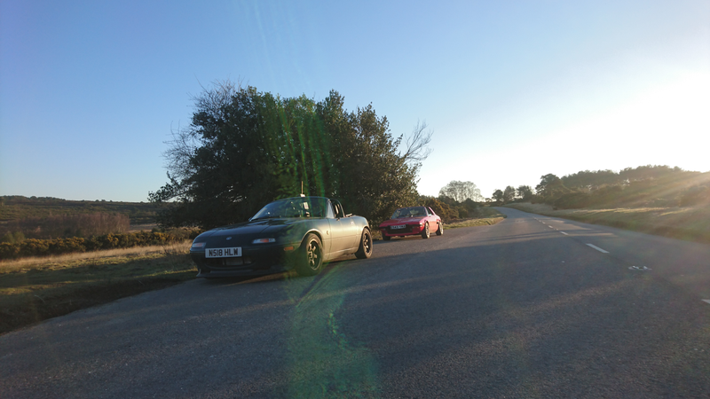 Illustration for article titled Took the X1/9 for a countryside blast with my mate's turbo 5